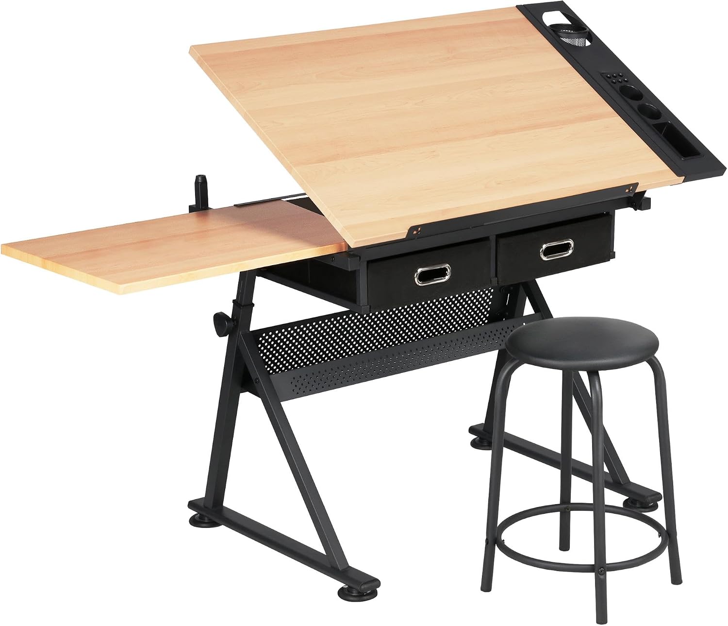 Office Furniture - Adjustable Drafting Table Art Desk With