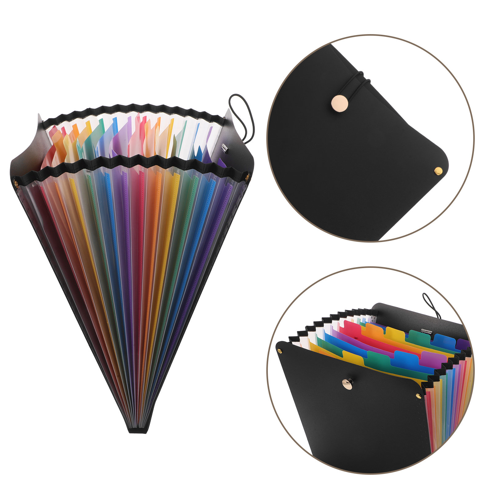 Expandable Accordion File Folder 13 Pockets - A4 Accordion File Organizer 13 Pocket