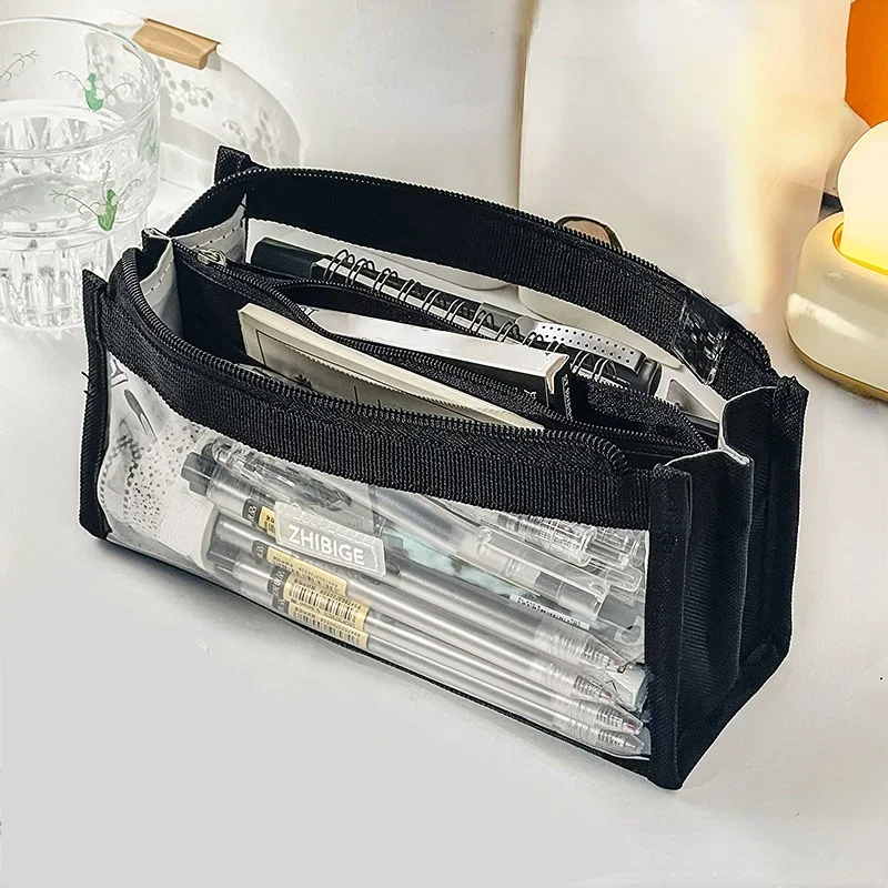 6 Layers Large Capacity Pencil - огляд і ціна Aesthetic Large Pencil Case Pouch