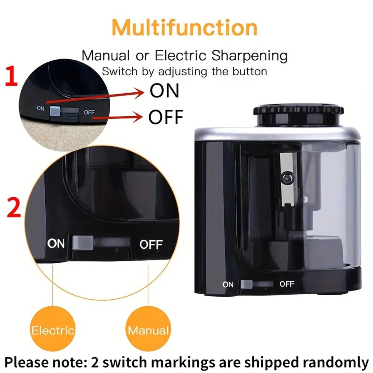 Battery Operated Electric Shar - огляд і ціна Electric Pencil Sharpener Usb