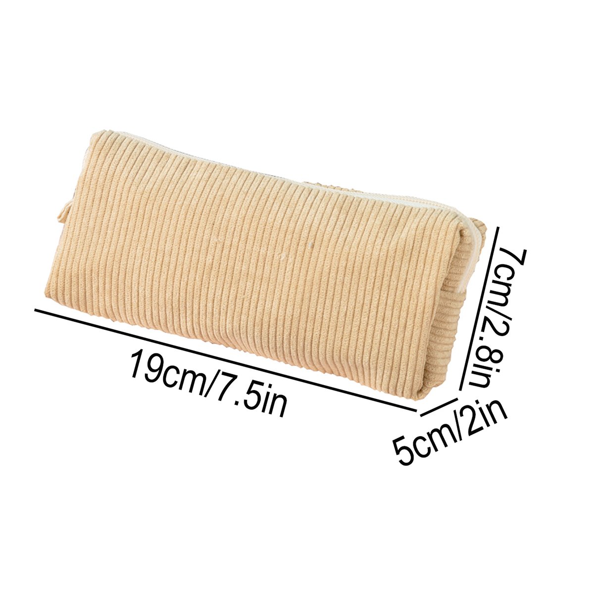 Corduroy Retro Pencil Case, La - огляд і ціна Aesthetic Large Pencil Case Pouch