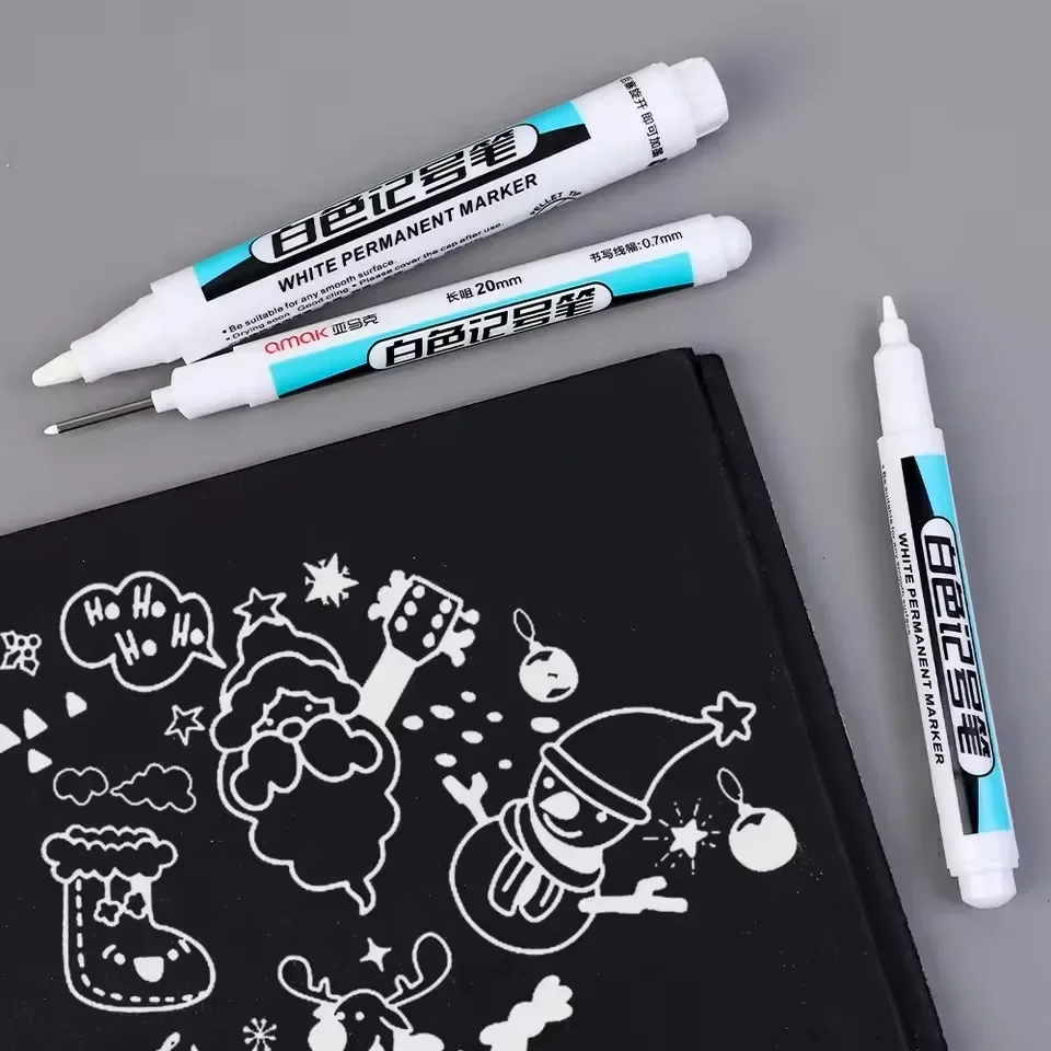 0.7/1.0/2.5MM White Permanent  - огляд і ціна Stationery