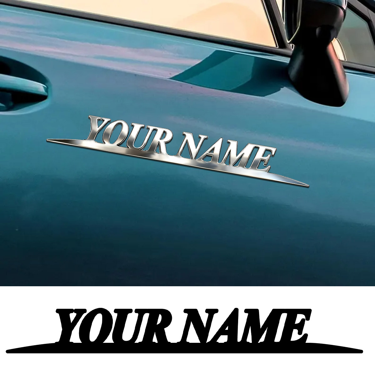 Metal Trendy YOUR NAME Sticker - огляд і ціна School Supplies