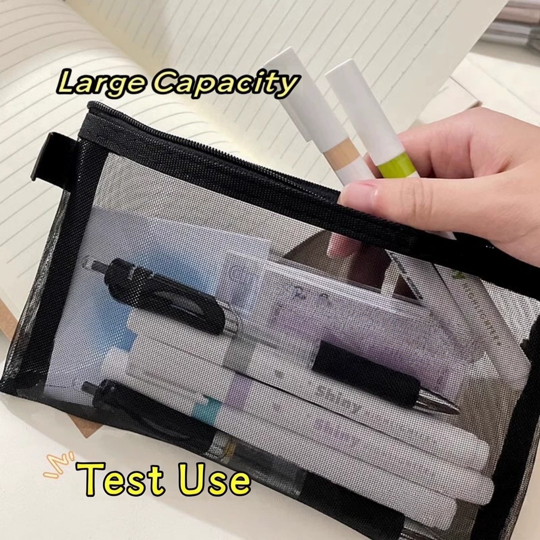 Nylon Pencil Storage Pouch Lig - огляд і ціна Clear Mesh Pencil Pouch For Exam