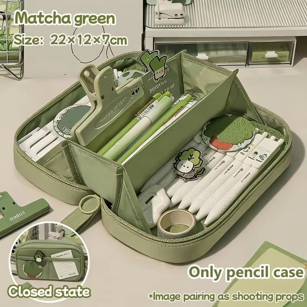 Ins Large Capacity Volcano Pen - огляд і ціна Aesthetic Large Pencil Case Pouch