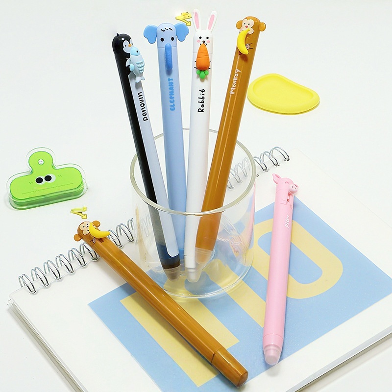 Novelty Animal Topper Erasable - огляд і ціна Retractable Eraser Pen Click