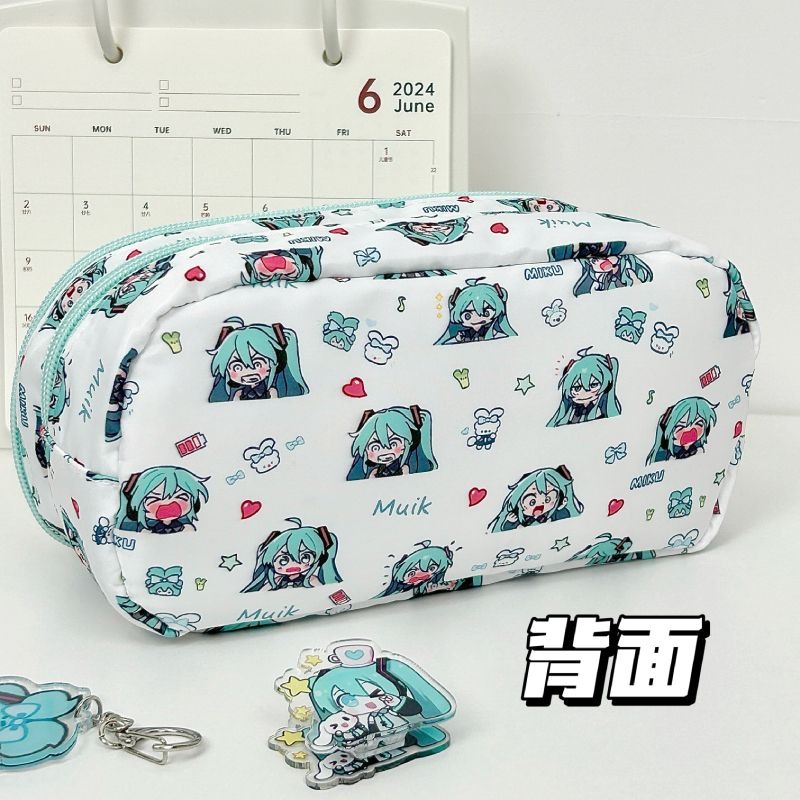 Hatsune Miku Pencil Bag Cute C - огляд і ціна Aesthetic Large Pencil Case Pouch