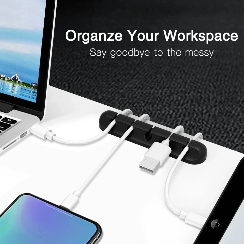 Silicone USB Cable Organizer U - огляд і ціна Desk Accessories