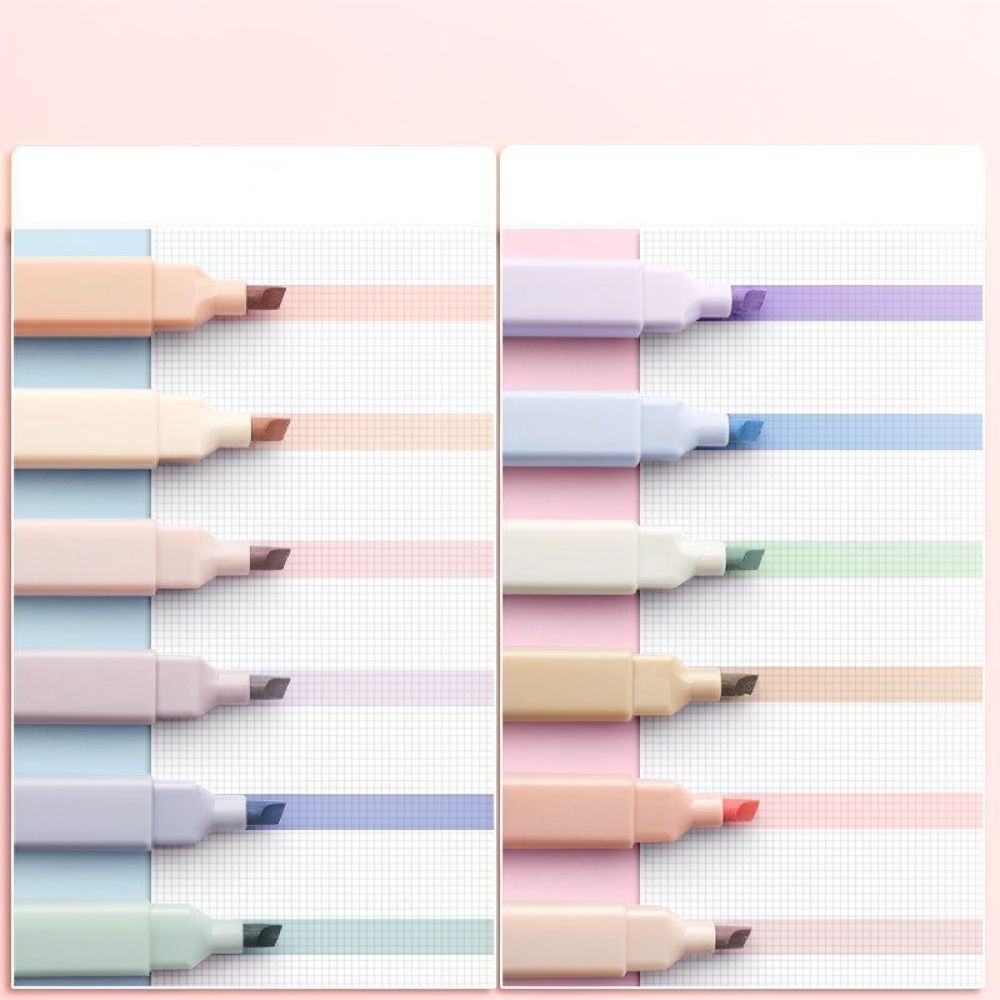 Aesthetic Pastel Highlighters  - огляд і ціна Pastel Highlighter Set Double Ended