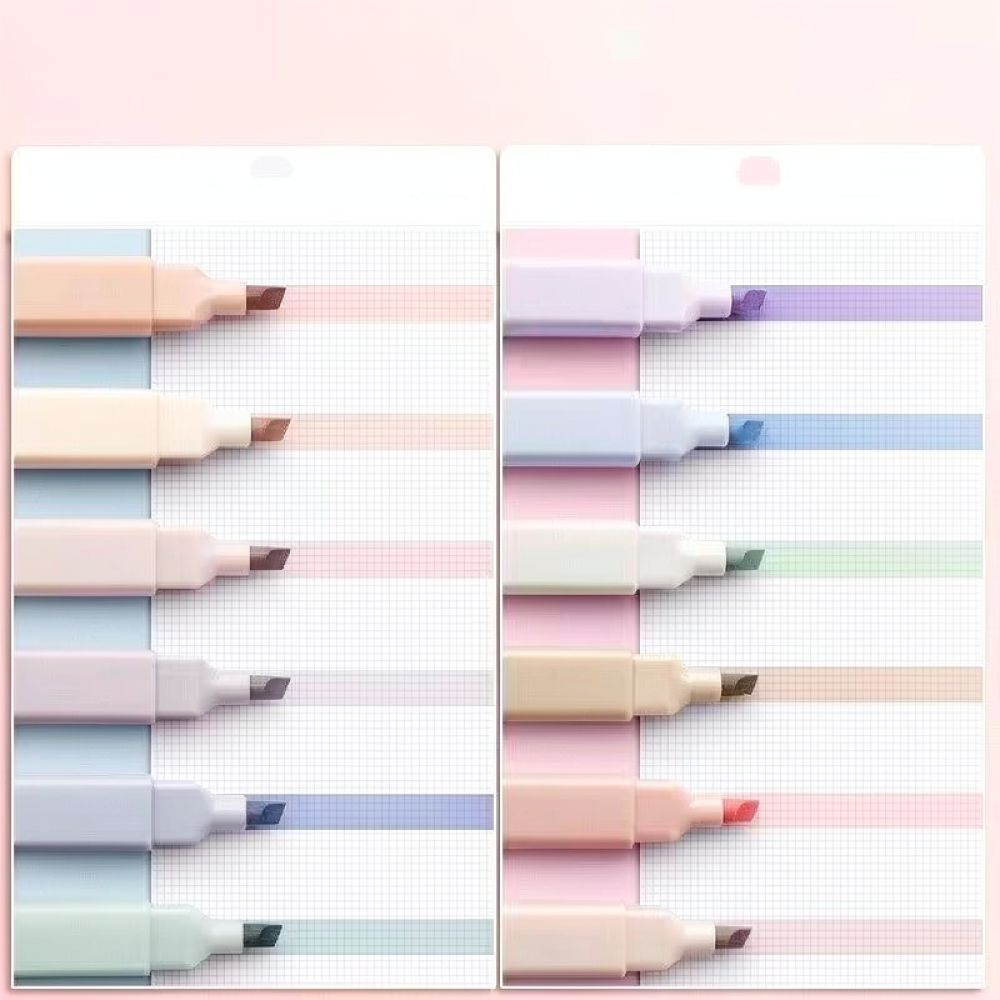 Aesthetic Pastel Highlighters  - огляд і ціна Pastel Highlighter Set Double Ended